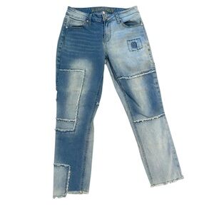 Hydraulic Women's Blue Patchwork ‘Nolita’ Skinny Jeans Size 6